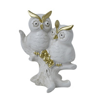 Eule Epoxidharz-Figur Volkskunst Abschluss-Souvenir & Geschenk Künstlerisch Skulpturierte Personalisierte Dekoration für den Haushalt
