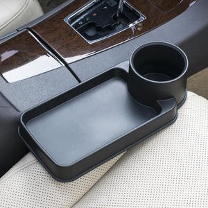 Boîte de rangement pour porte-gobelets de voiture Shunwei, en PP noir, organisateur multifonctionnel SD-1511 - Product Image 3