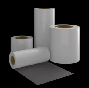 125 <span class=keywords><strong>micron</strong></span> PE Pet EVA nhiệt cán cuộn phim 300m không thấm nước bóng mờ thẻ kinh doanh cứng nhắc chống ẩm cao đồng bằng - Product Image 1