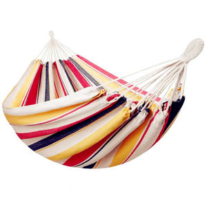 Hamaca Doble de Lona Ultraligera Mexicana para Patio, Jardín, Senderismo, Campamento, para Mochileros, Uso en el Patio y Ocio - Product Image 1