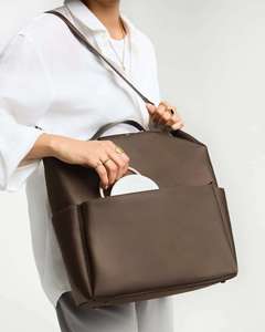 Baby Essentials <b>Tote</b> Diaper <b>Bag</b> Backpack Multi-Function Water Resistant Diaper <b>Bag</b> Large Capacity Mom Backpack With <b>Changing</b> Pad - Product Image 2