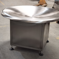 Table de collecte rotative en acier inoxydable 304/316 de haute qualité pour l'industrie de l'emballage alimentaire Remplissage automatique de cartons