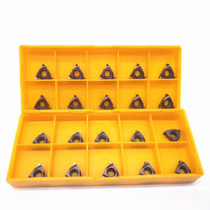 MMT 11ER AG55 11IR AG55 16IR 16ER AG55 VP15TF UE6020 US735 Herramienta de torneado de roscas Hoja de carburo <span class=keywords><strong>Torno</strong></span> CNC Inserto ranurado 10P - Product Image 1