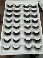 Vente en gros de cils longs naturels personnalisés 3D 5 paires de cils épais en vison à bande complète plusieurs styles disponibles Faux cils