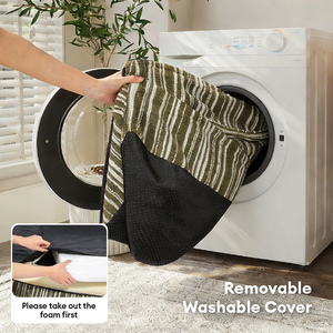 Cama de Lujo Moderna para Mascotas al por Mayor, Rectangular, con Base Antideslizante, Diseño a Rayas, Ecológica, de Felpa Suave, Nueva Cama Rectangular para Perros y Gatos - Product Image 6