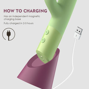 WINYI 2023 G Spot vibratore OEM ultimo giocattolo del sesso all'ingrosso clitoride stimolante vibratore coniglio a doppia testa per le donne - Product Image 6