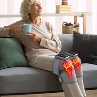 2025 Bestseller Healthpal FE-7110 Elektrischer Heiz-Knie- und Beinmassagegerät mit Zeitsteuerung und Wärmefunktion – Exklusiver Gelenkschutz