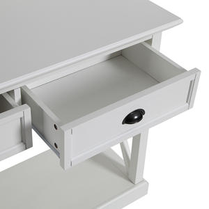 Combohome Home Furniture <span class=keywords><strong>Table</strong></span> <span class=keywords><strong>console</strong></span> européenne classique vintage en bois 2 tiroirs pour salon entrée couloir - Product Image 6