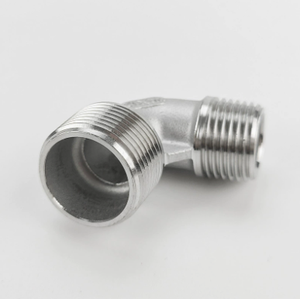 Carp Journey Factory Codo de reducción de acero inoxidable de 90 grados con doble rosca macho NPT/BSP Clase 150 para envasado - Product Image 2