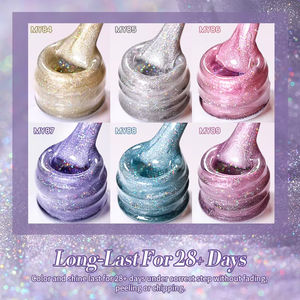 Vernis à ongles <span class=keywords><strong>semi</strong></span>-<span class=keywords><strong>permanent</strong></span> magnétique effet arc-en-ciel holographique 10 ml, design original pour manucure - Product Image 5