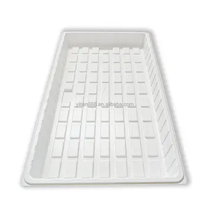 Custom Black White ABS HIPS Greenhouse Agricultural Plastic Growing rolling Tray hydroponics system