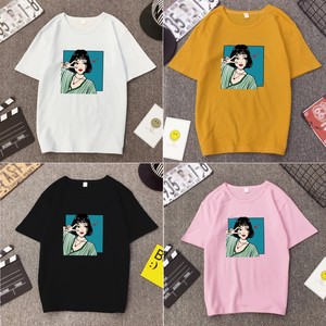 T-<span class=keywords><strong>shirt</strong></span> personnalisé pas cher sérigraphié T-<span class=keywords><strong>shirt</strong></span> pour femmes - Product Image 6