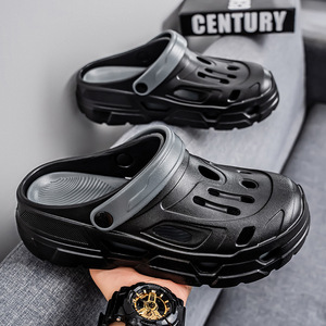Zuecos de EVA para hombre, zapatos de playa deportivos transpirables con punta abierta para verano, talla 40-46 - Product Image 1