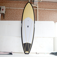 Nouveau SUP personnalisé tout rond 10'6 planches de SUP en époxy Planches de SUP debout en bambou de qualité supérieure