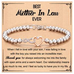 Braccialetto di perle d'argento da donna alla moda per i regali di San Valentino - Product Image 2