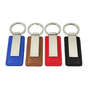 Custom LOGO Promotional <b>Keychain</b> Comfortable Luxurious Keyring Metal <b>Leather</b> Fashionable Key Automobile Pendant <b>Keychain</b> - Product Image 2