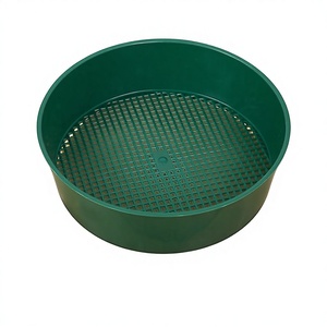 Filtre à mailles en plastique pour tamisage de terre et de pierres, outil de filtration pour jardin, fleurs et pépinière - Product Image 1