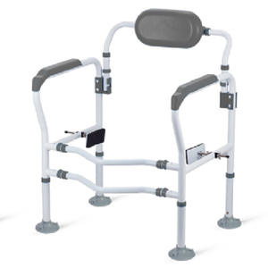 Reposabrazos para inodoro, para ancianos, ayuda para sentarse y levantarse del inodoro - Product Image 3