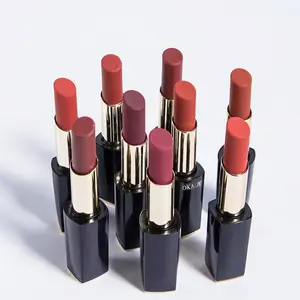 Fornitori di trucco Private Label nessun rossetto vegano appiccicoso rossetto opaco in velluto impermeabile a lunga durata all'ingrosso