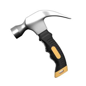 Mini martillo de garra de 0.25 kg con mango negro y amarillo, herramienta de escape para el hogar y vehículos - Product Image 3