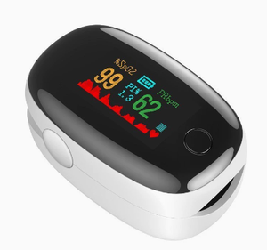 Oxímetro de Pulso Tipo Clip para Monitorear el Sueño, la Frecuencia Cardíaca y el Nivel de Oxígeno en Sangre - Oxímetro Gemstone - Product Image 1