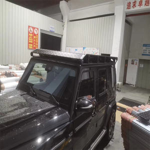 Jizheng ชั้นวางหลังคารถเมอร์เซเดส-เบนซ์ชั้นวาง G500ตะกร้าอลูมิเนียมอัลลอยด์ส่งตรงจากโรงงาน - Product Image 4
