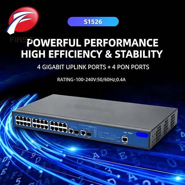 Stable S1526 Fast Ethernet Switch with Standard RJ45 Ports for Small Enterprise Wired Network Connection