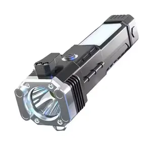 Howlighitng LED-Taschenlampe taktische ABS magnetische Taschenlampe Licht Lattenlampe USB wiederaufladbare Multifunktions-LED-Taschenlampe