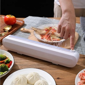 Dispensador de Envoltura de Plástico con Cortador, Dispensador de Film Transparente, Utensilios de Cocina, Dispensador de Film Adhesivo para Alimentos, Accesorios de Cocina - Product Image 6