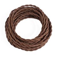 Échantillons gratuits de fil torsadé recouvert de tissu, lampe suspendue en tissu, cordon en tissu, câble, fil électronique industriel antique
