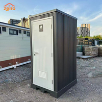 Toilettes portables ZENO personnalisées, modernes, durables, avec plaque de couleur, pour les stations balnéaires, les chantiers de construction, les camping en plein air