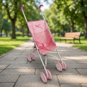 Apexcel Luxury <b>Doll</b> Buggy Twin Wagon Tandem Carrier Travel Cot Car Seat Bag Plastic Metal Foam Materials 2-4 Year Olds - Product Image 3