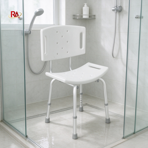 Silla de <span class=keywords><strong>Baño</strong></span> Antideslizante para Personas Mayores y Discapacitadas, Banco de Ducha Plegable para Adultos Mayores - Product Image 5