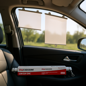 Lay.Caduame Pare-soleil rétractable pour fenêtre de voiture, 15,75 x 23,6 pouces, pour voitures, maisons, fenêtres de bureau - Product Image 2