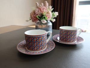 Nouvelle tasse à thé et soucoupe en porcelaine fine, tasse à café en céramique avec boîte cadeau pour les occasions et les cadeaux - Product Image 3