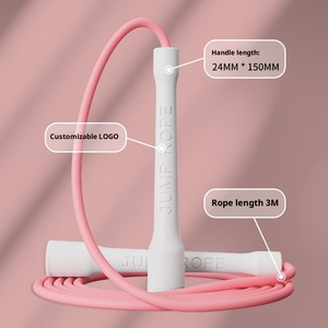 Cordes à sauter réglables en PVC de 3 m, portables et économiques, <span class=keywords><strong>pour</strong></span> la perte de poids et l'exercice en salle de sport - Product Image 2