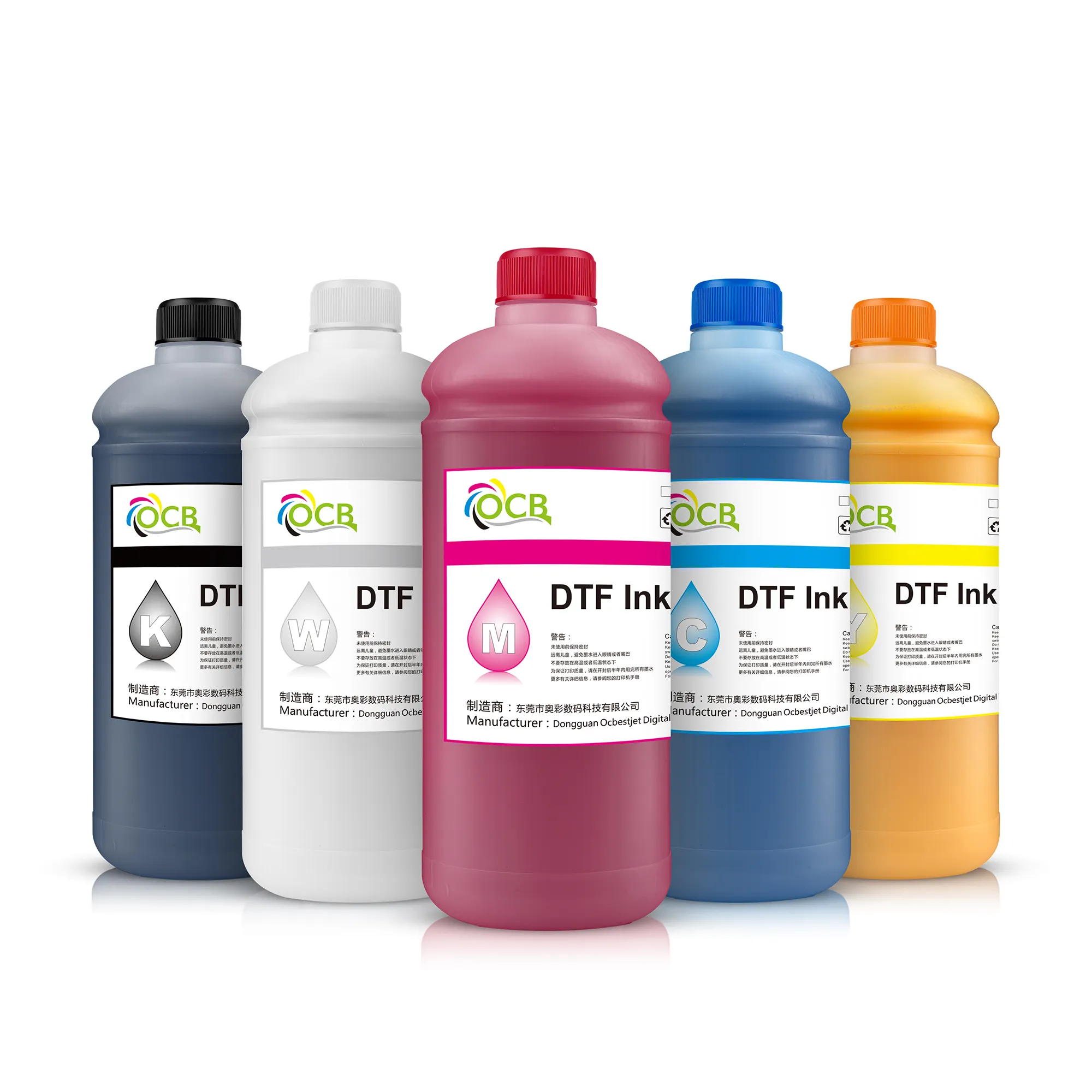 Ocbestjet-tinta a base de agua de alta calidad, tinta DTF para máquina de transferencia de película EPSON XP-15000 XP600