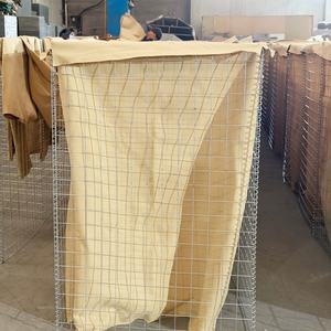 Vente directe usine – <span class=keywords><strong>Gabion</strong></span> soudé galvanisé rempli de terre pour barrière défensive / bastion de défense pour stand de tir - Product Image 2