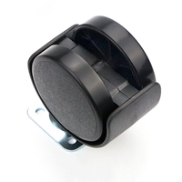 Roue de meuble BOKE en nylon de 2 pouces avec frein, capacité de charge de 50 kg, design moderne, durable