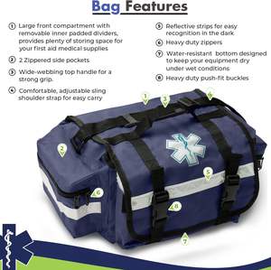 Muestra Gratuita de Bolsa de Primeros Auxilios Personalizada con Kit de Trauma para Respuesta a Emergencias, Fabricante de Fábrica de Origen - Product Image 4