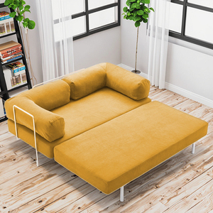 Sofá Cama Plegable en Oferta, Sofá Modular 4 en 1 de Corduroy en Forma de L, Convertible, para Sala de Estar - Product Image 2