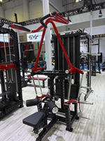Máquina de remo tipo tijera para gimnasio comercial