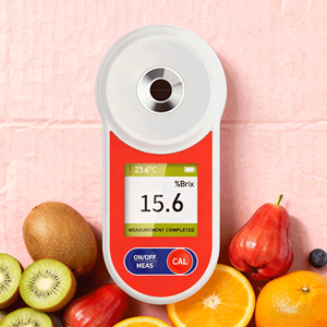 جهاز قياس نسبة السكر الرقمي (بريكس) للفواكه والخضروات والعصائر والمشروبات من المورد المصنع، نطاق قياس 0-55% - Product Image 1