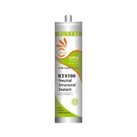 Scellant silicone structurel RUNTAI RT-8500 pour projets de façades murales en verre