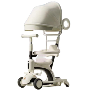 Nouveau design 6-en-<span class=keywords><strong>1</strong></span> : Siège <span class=keywords><strong>auto</strong></span> et trottinette combinée pour enfants, trottinette multifonctionnelle convertible pour tout-petits avec poignée de poussée et hauteur réglable - Product Image 1