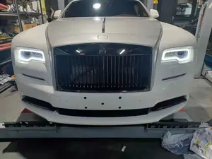 Rolls-royce wraith kit de montagem do farol do carro, pp material do carro, atualizado para a primeira geração