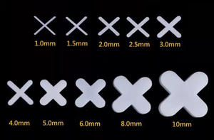 JNZ Premium Quality 100 pcs/sac Système de nivellement de carrelage au design moderne Entretoises de carrelage en <span class=keywords><strong>plastique</strong></span> pour revêtement de sol Cales de niveau mural pour mieux - Product Image 4