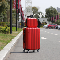 Ensemble de Bagages de Voyage 20, 22, 24, 28 Pouces avec Roues Pivotantes, Valise à Main et Trolley pour Femme