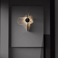 Applique Murale LED Moderne Simple à Effet Ombre, Rotative, Carrée, en Acier Inoxydable et Aluminium, 50000 Heures, pour Salon, Salle de Séjour, Escaliers, Couloir