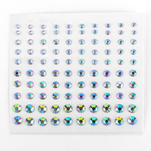 Accessoire <span class=keywords><strong>de</strong></span> tatouage temporaire pour festival, bijoux <span class=keywords><strong>de</strong></span> visage en strass pour fête - Product Image 6